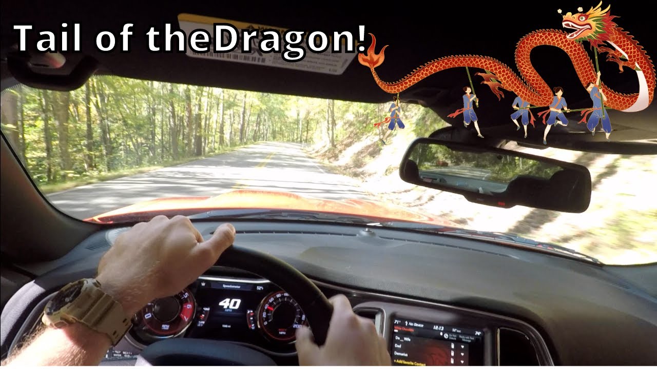 Hellcat Challenger POV on the Tail of Dragon