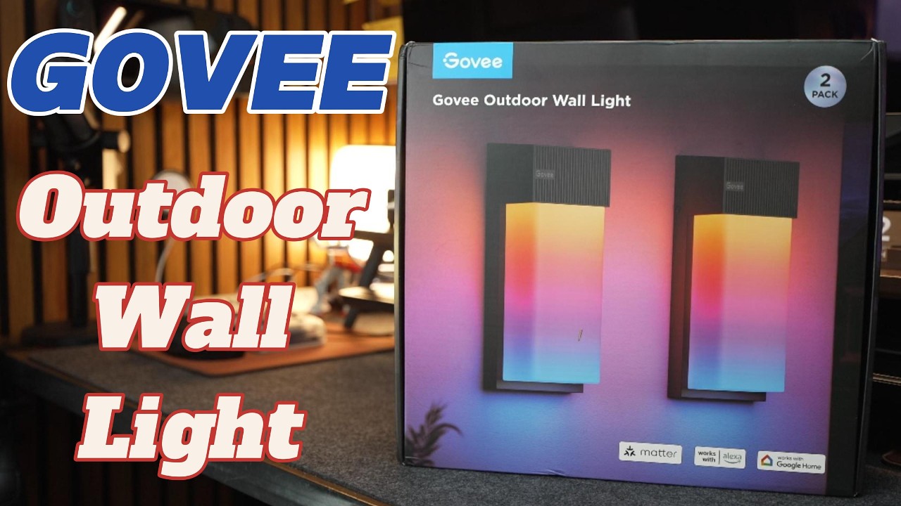 Govee Outdoor Wall Light Review | RGB Smart Lights for Your Porch & Patio