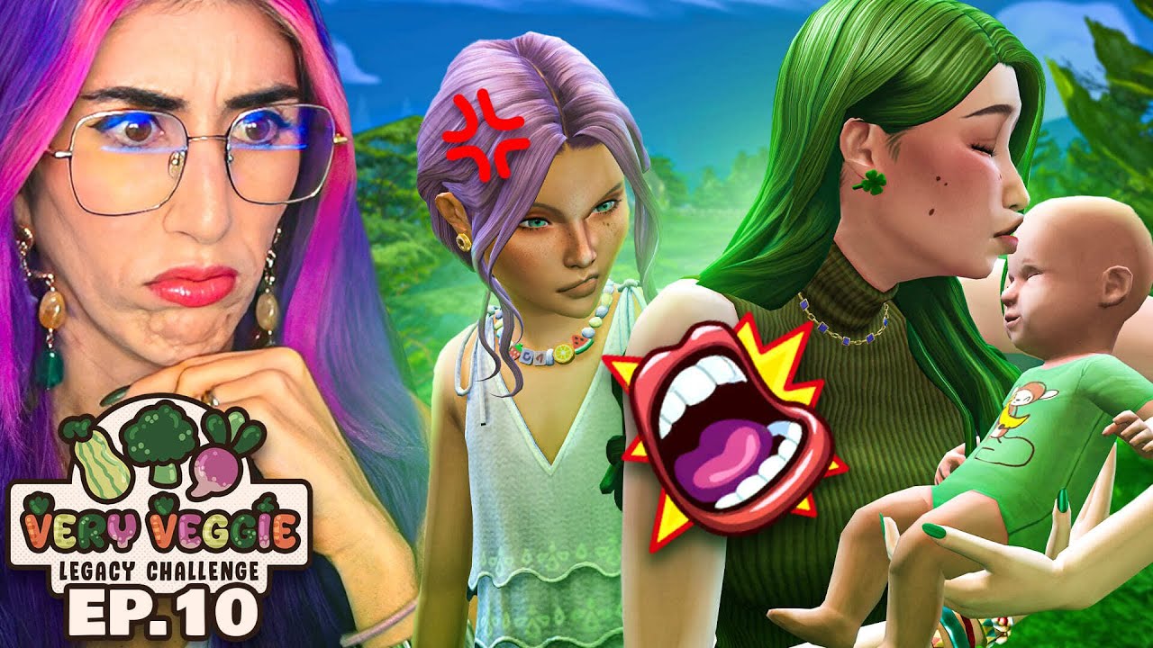 Elle déteste déjà son frère...🥦 Sims 4 Very Veggie Legacy | EP.10
