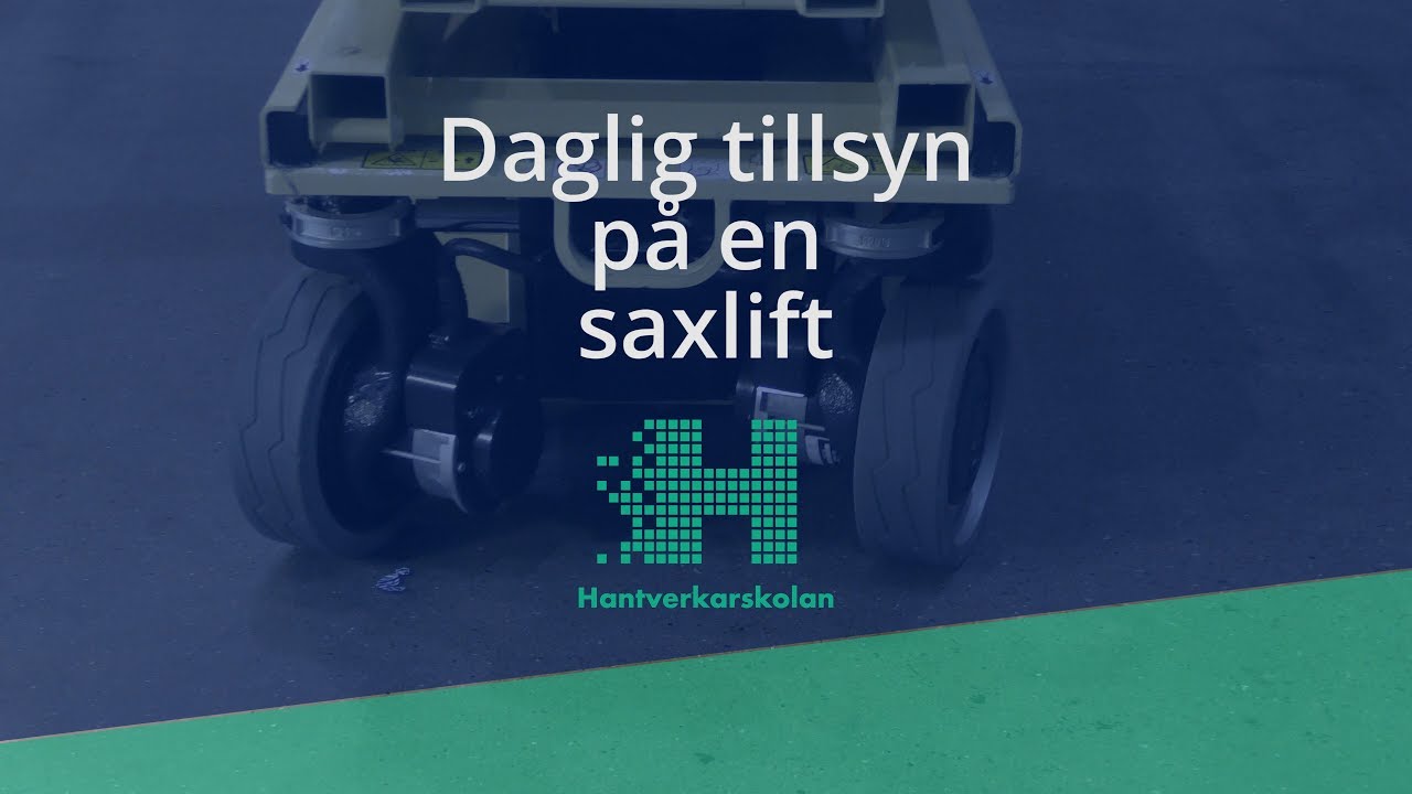 Daglig tillsyn saxlift