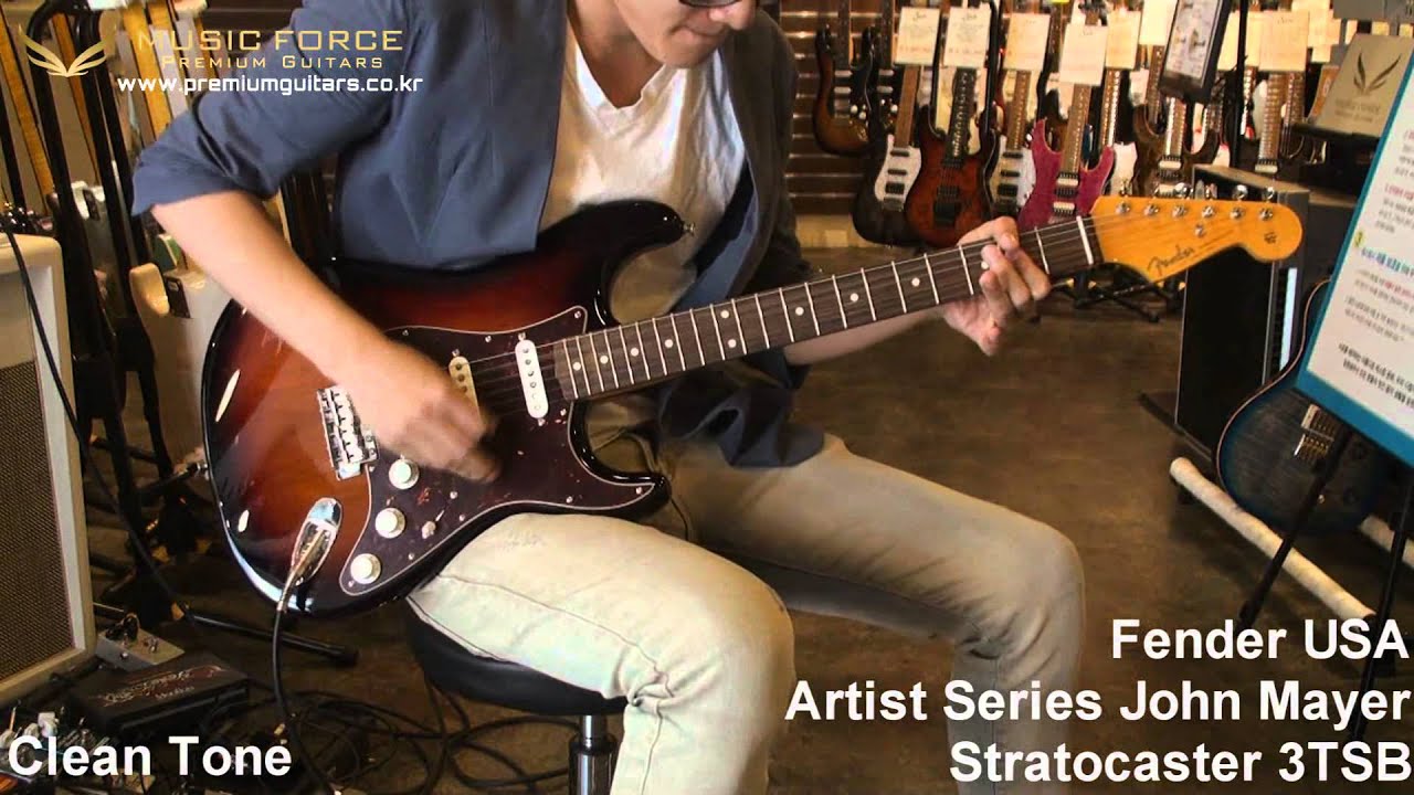 Fender USA Artist Series John Mayer Stratocaster Demo by Music force