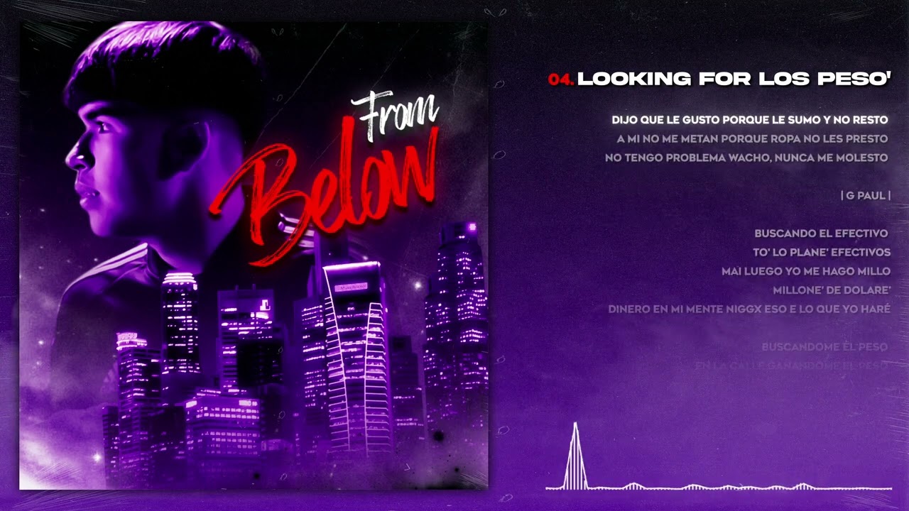 Kid Fran - Looking for los peso' (Ft. G Paul) [Lyric video]