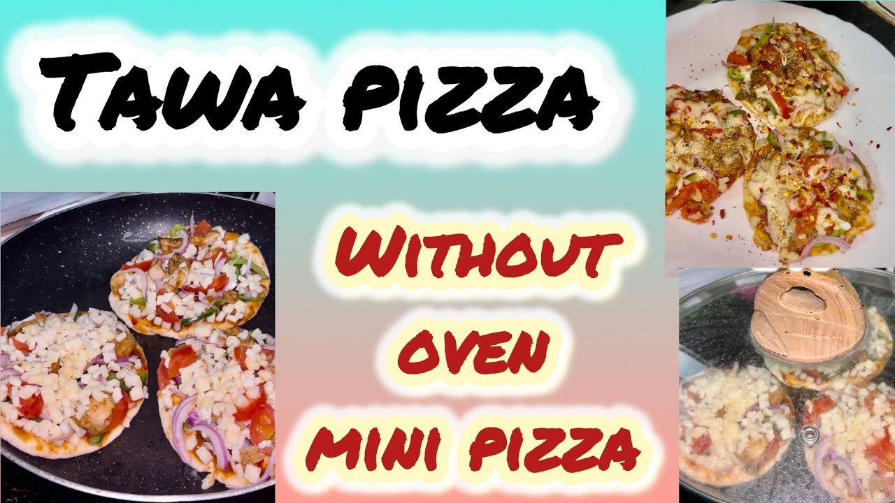 Without oven mini pizza🥰#sonyrecipevlog #viralvideo #food #cookingrecipes 