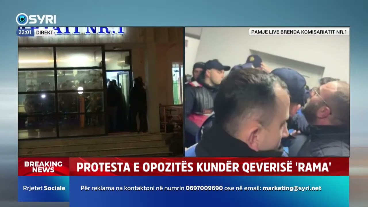 Përplasje në komisariatin nr.1, deputetët e PD kërkojnë lirimin e protestuesve