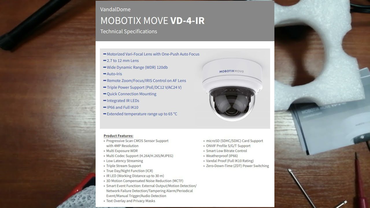 Mobotix Move Mx-VD1A-2-IR