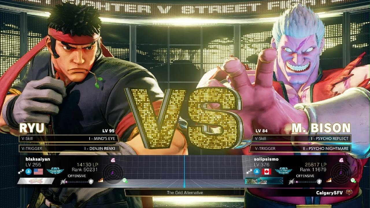 Street Fighter 5 : blaksaiyan vs solipsismo