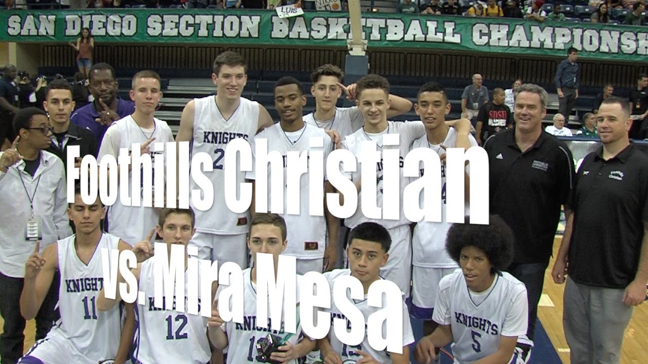 Foothills Christian vs. Mira Mesa, CIF-SDS D2 Final at USD, 3/7/15