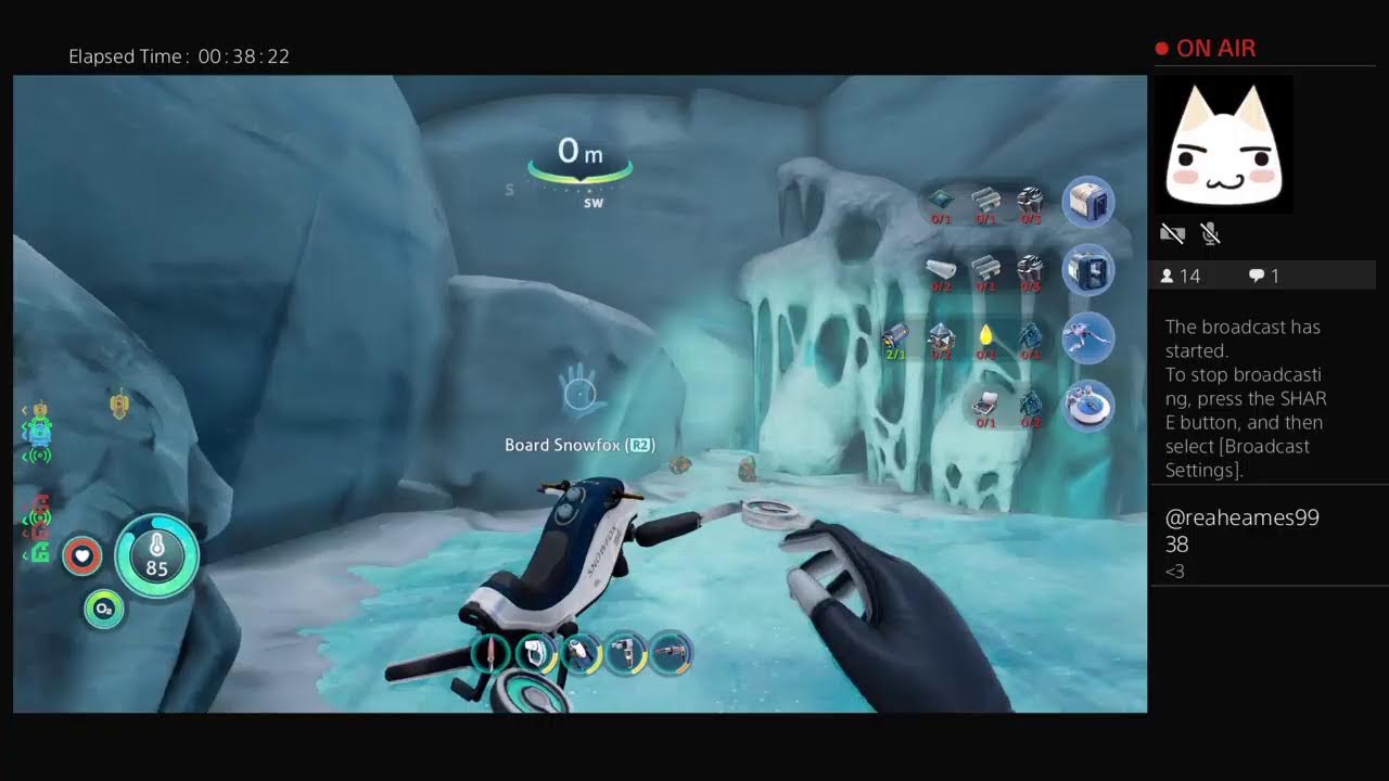 Subnautica below zero (episode 3) Live PS4 Broadcast