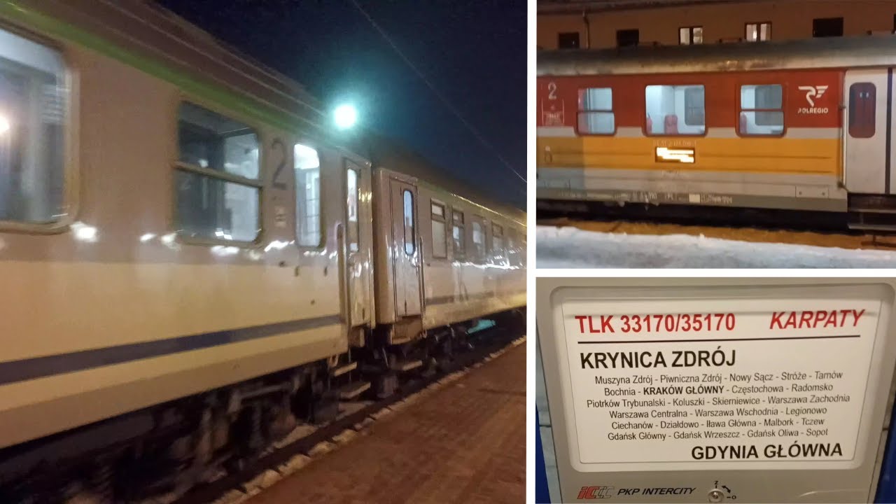 Prezentacja TLK Karpaty 33170/35170 | Krynica Zdrój ➡ Gdynia Główna || English Subtitles