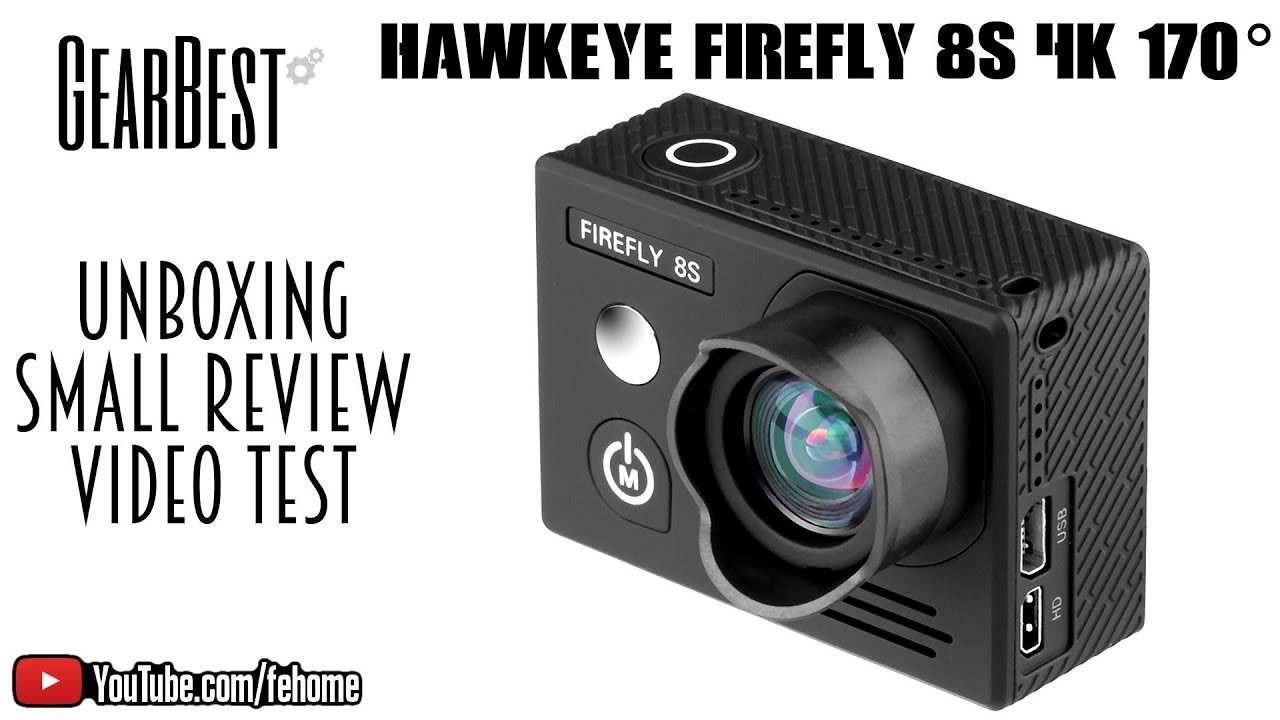 📷 HawKeye Firefly 8S 4K 170&ordm;  🎥