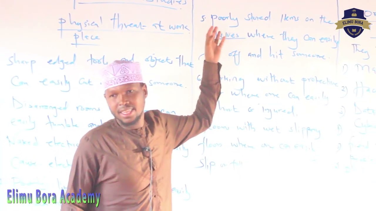 Physical Threats at the Workplace (Pre-Technical) - Grade 7 Lesson by Teacher Ahmed