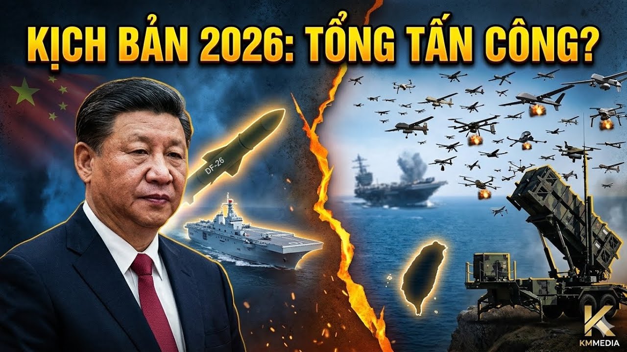 Bắc Kinh Đã Sẵn Sàng? Sẽ Tấn Công Đài Loan Năm 2026?
