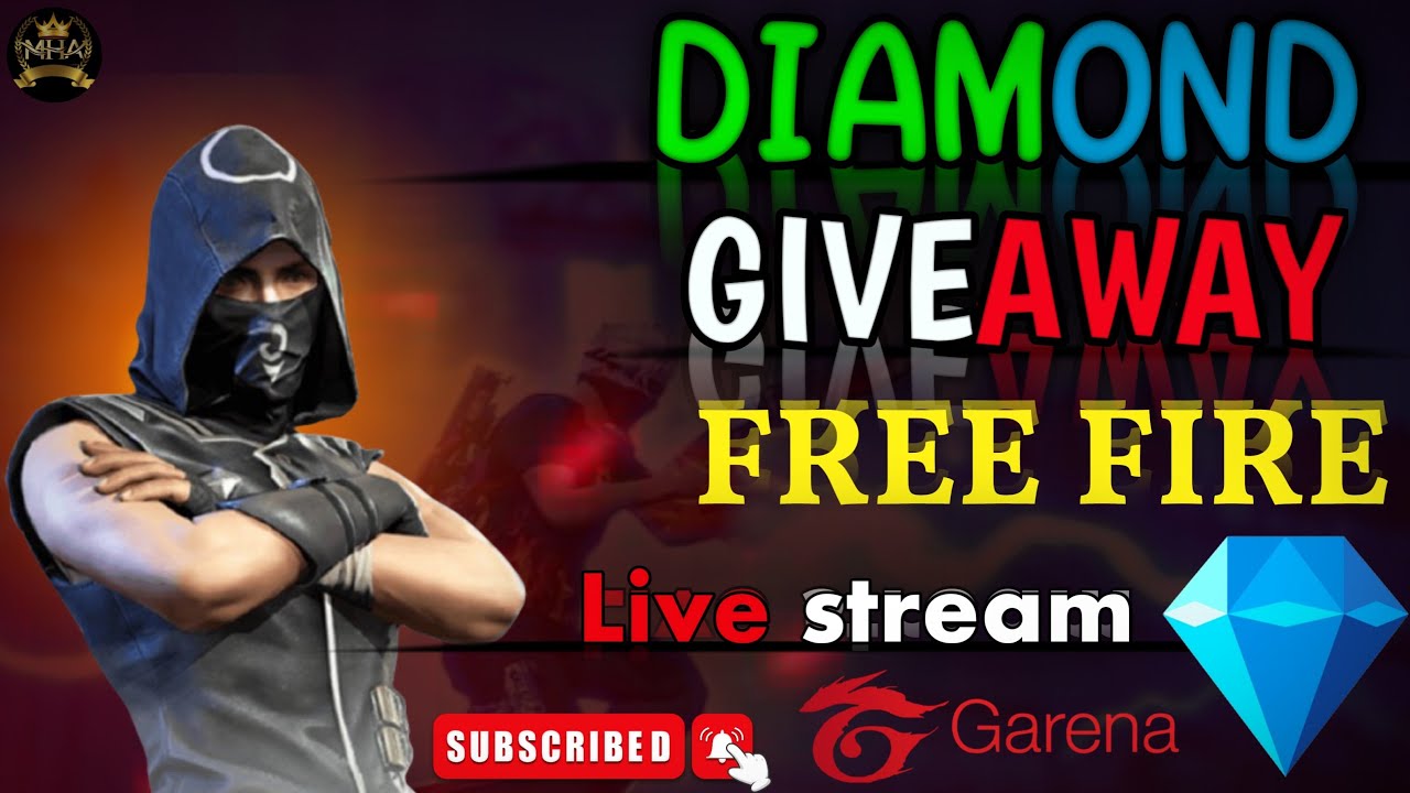 MHA Free Fire Gaming  is live!. Daimond giveaway free fire.