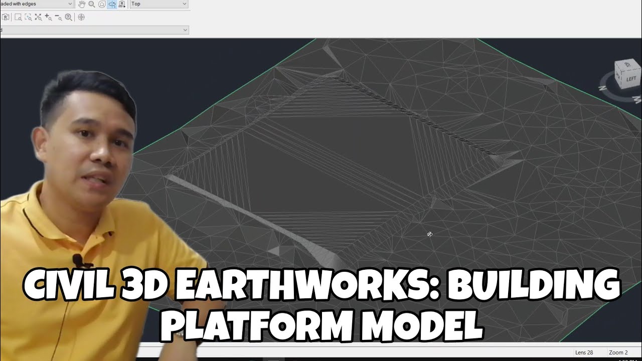 Civil 3D Earthworks: Building Platform Model