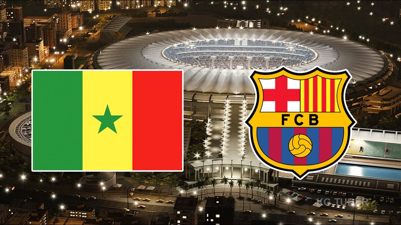 PES 2021 - Senegal vs Barcelona - Full Match - All Goals HD - efootball gameplay PC