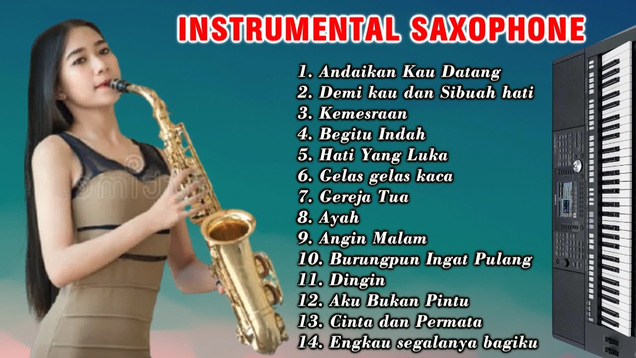 Instrumen Saxophone Keyboard | Tembang Kenangan || Lagu Lawas