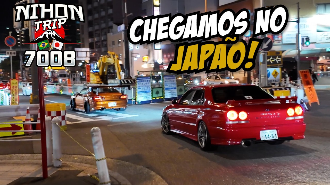 CHEGAMOS NO JAP&Atilde;O! OLHEM OS CARROS QUE FORAM NO AEROPORTO NOS RECEBER 😲 NIHON TRIP EP.1