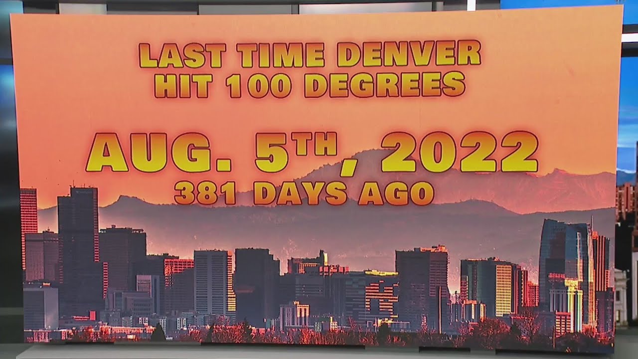 Denver sets new record high temp for Aug. 21