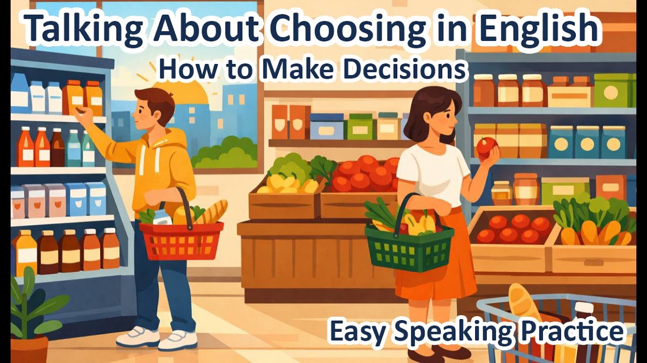 Talking About Choosing in English | How to Make Decisions | Easy Speaking Practice