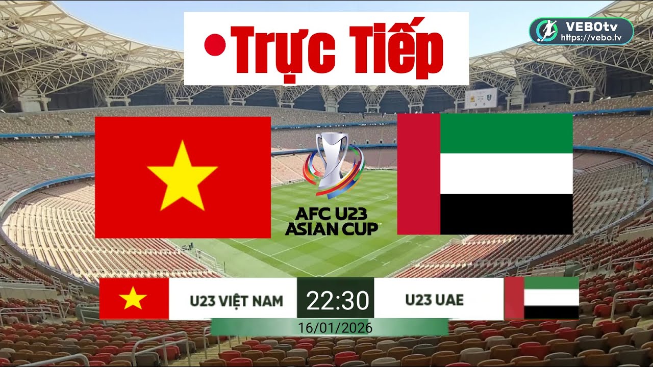 🔴 [Trực Tiếp] U23 Việt Nam vs U23 UAE | 22h30 ngày 16/1 U23 châu Á 2026| Simulation Video Games