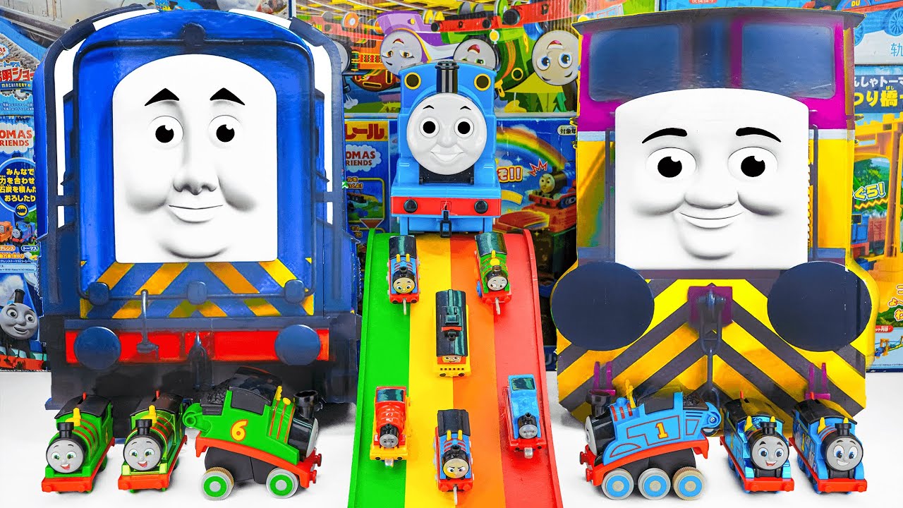 Secret Unboxing Plarail Thomas Engine Biggest & Thomas Pull-Along Train Toys | ASMR Toys Review