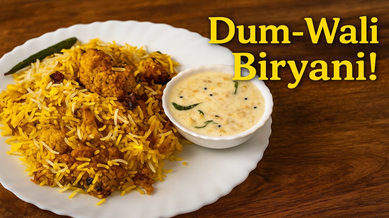 Gobhi Dum Biryani | गोभी की दम बिरयानी | Light, Flavorful & Easy Recipe