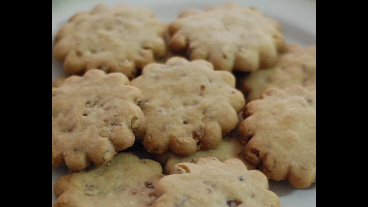 Pecan Shortbread Cookies