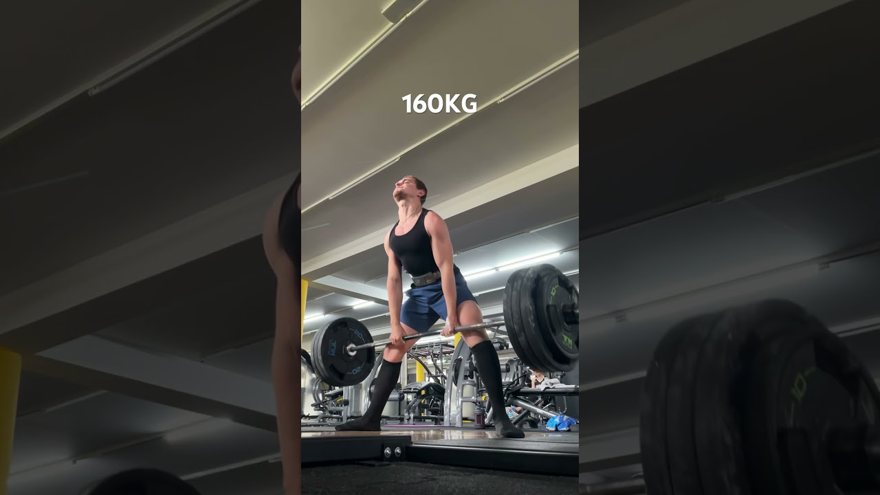 🏋️160KG DEADLIFT💪(70kg body weight)
