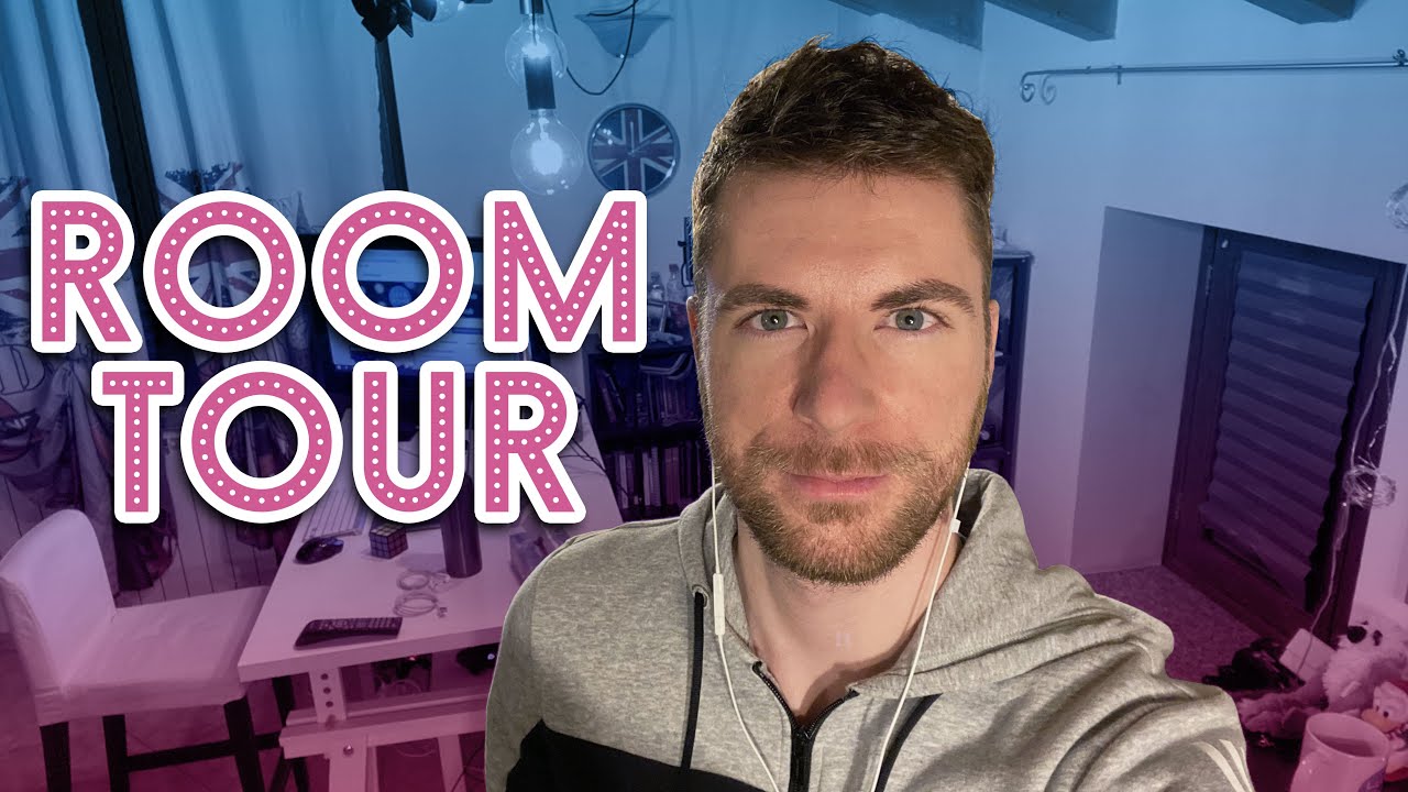 ROOM TOUR: la mia POSTAZIONE! 🏠  | vlog ASMR Lo-Fi (circa 😂)