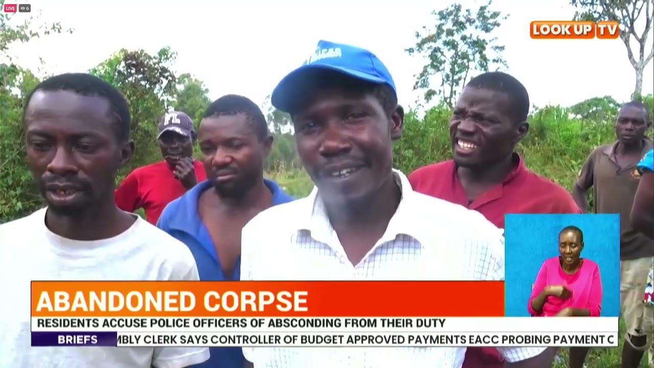Abandoned corpse in River Nzoia