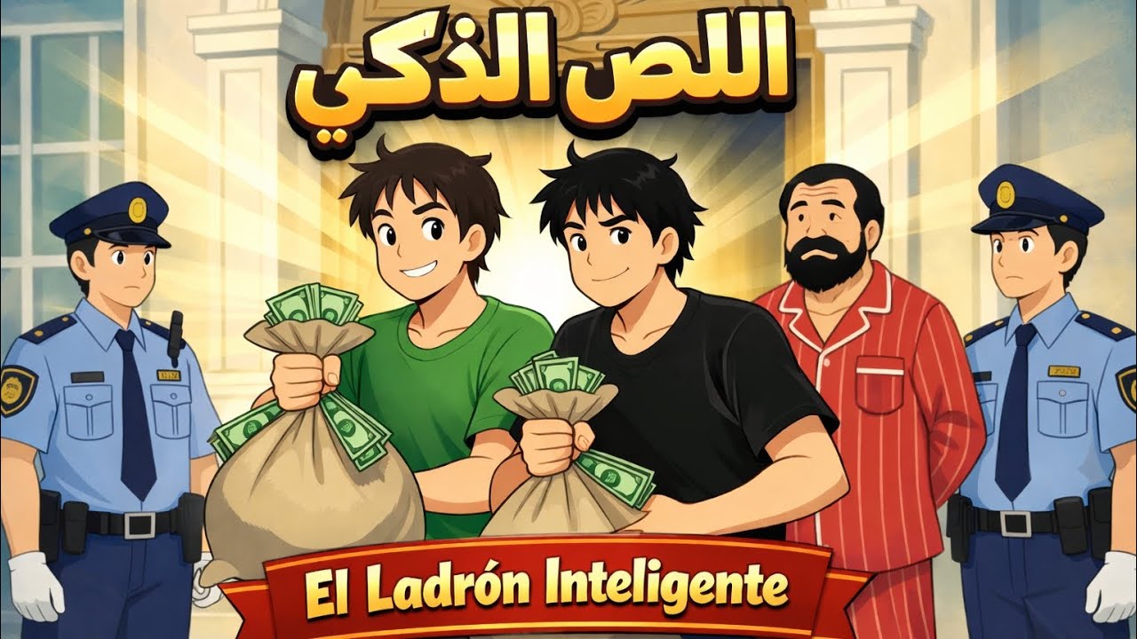 قصة قصيرة مشوقة لتعلم اللغة الإسبانية _ اللص الذكي ( el ladron inteligente )