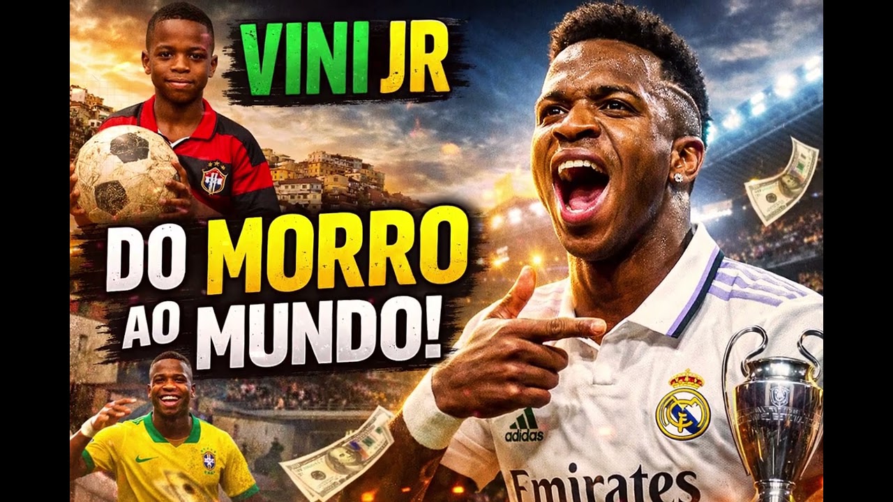 Vinicius Jr: Da Favela ao Topo do Mundo ⚽🔥 | Funk Motivacional