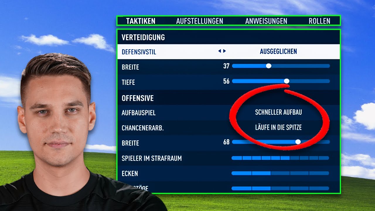 Fußball in FIFA 23 mit der 4-3-3(2) und DIESER Taktik