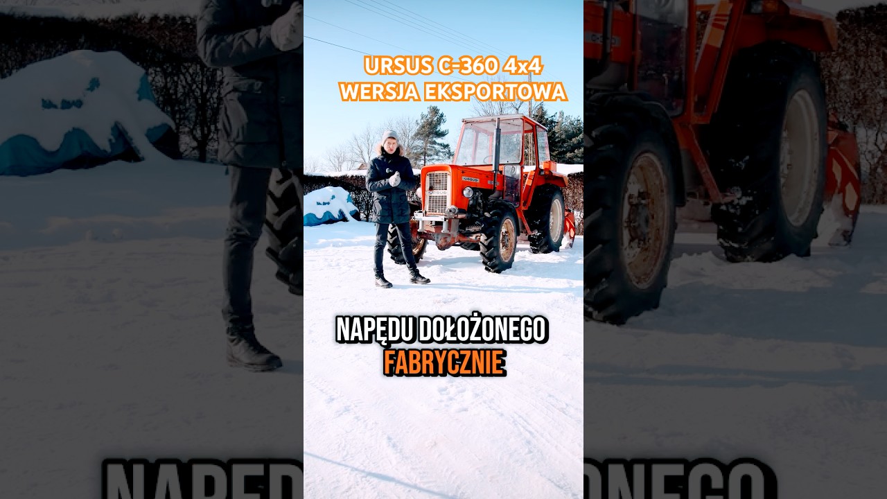 🚜👑 Legenda w wyjątkowej wersji &ndash; URSUS C-360 wersja eksportowa + dołożony napęd 4x4! #ursus #agri