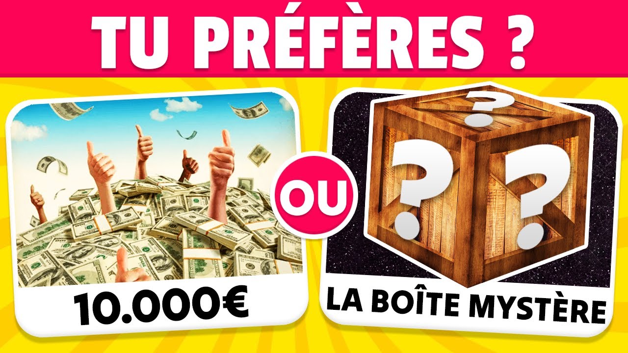 Tu pr&eacute;f&egrave;res ? Sp&eacute;cial Bo&icirc;te MYST&Egrave;RE 🎁