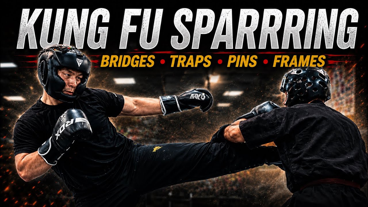 🔥 Kung Fu Used in Sparring: Bridges, Traps, Pins & Frames 🔥