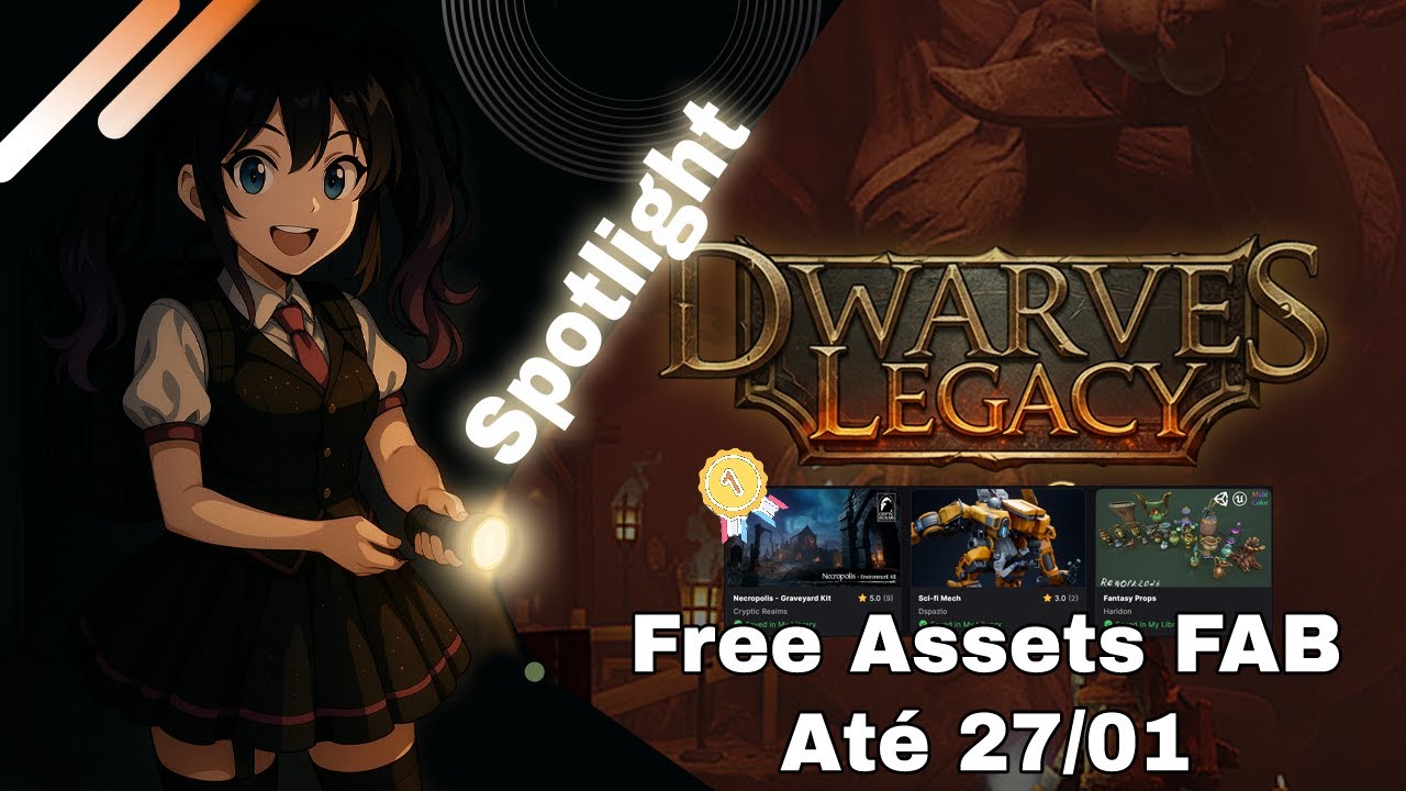 Spotlight: DwarveS Legacy | Souls-Like Indie + Asset FAB Grátis por Tempo Limitado