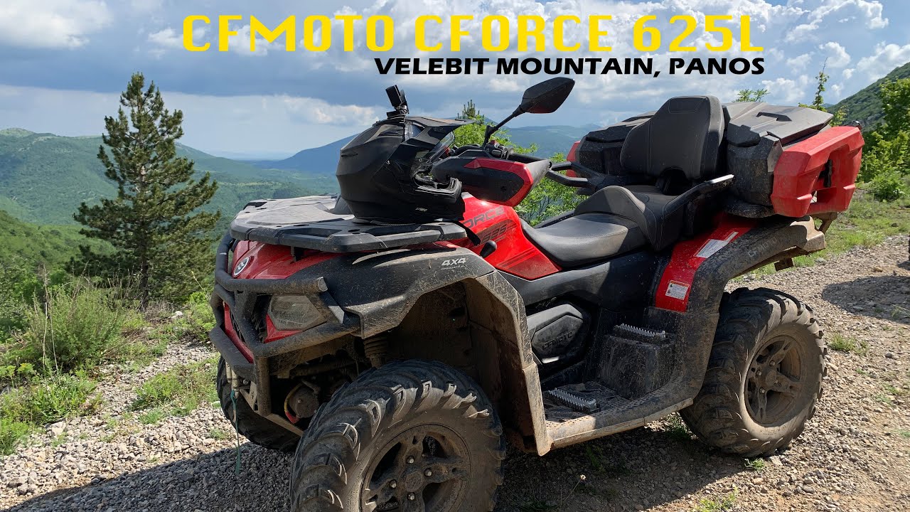 ADV action: CFMOTO CFORCE 625L Session 4 - Driving along Velebit and visit Panos, Croatia