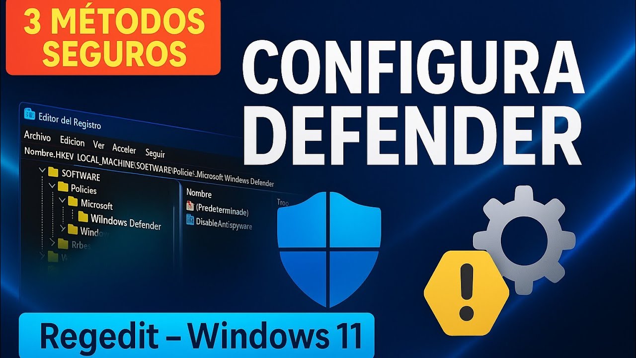 DESHABILITAR COMPLETAMENTE WINDOWS DEFENDER EN WINDOWS 11
