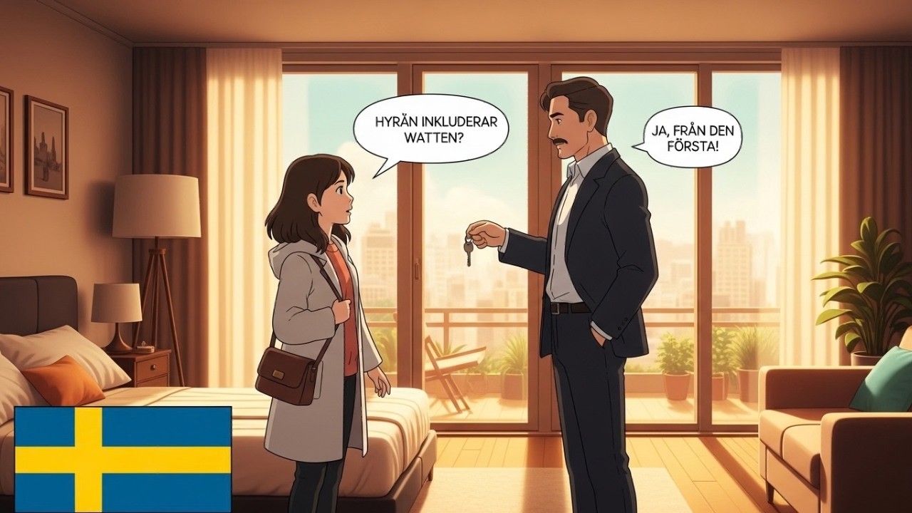 Learn Swedish with 10 Real-Life Renting an Apartment Conversations | Slow & Clear | Beginners A1–B1