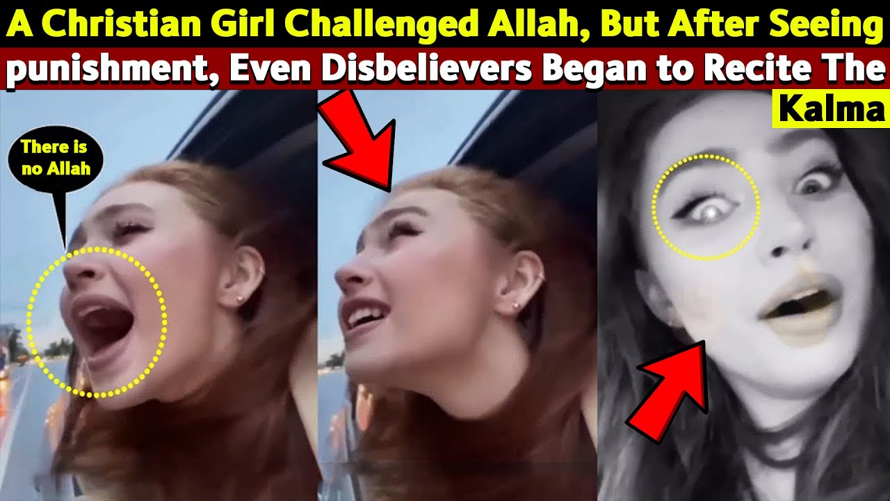 When a Non-Believer Challenged Allah, the Sky Answered Her Challenge!