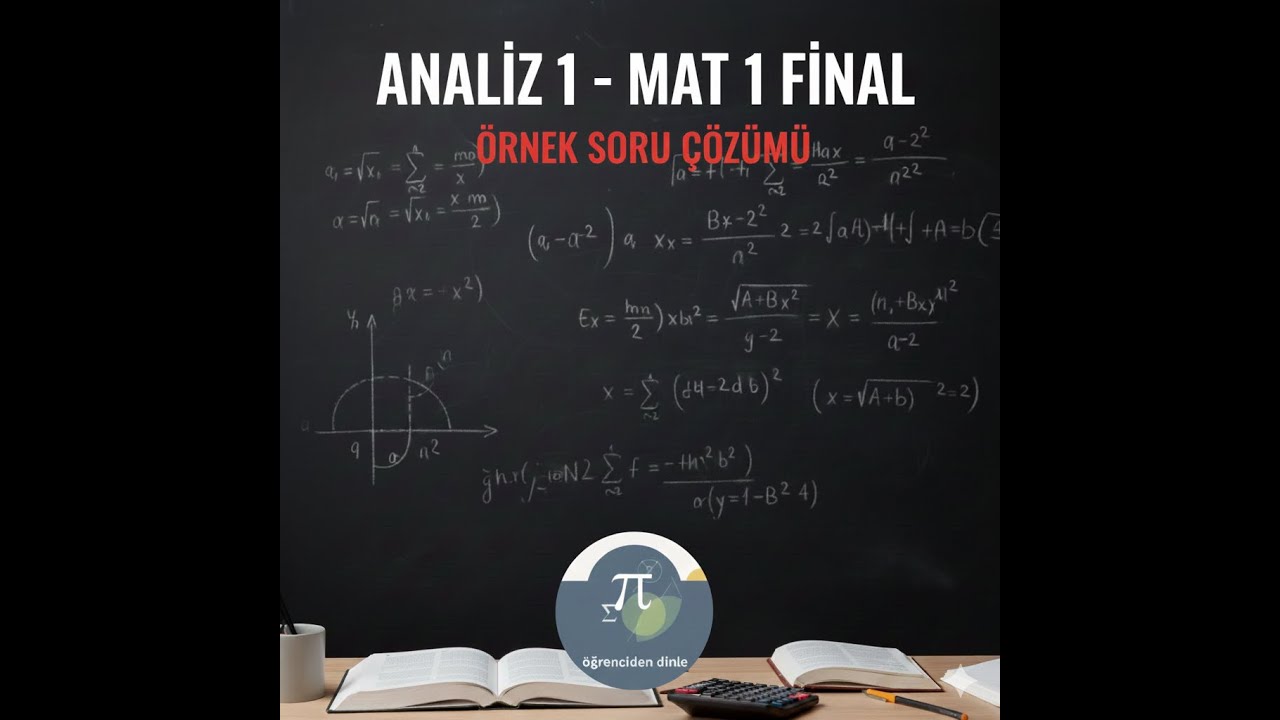 Analiz-1 Mat-1 Final örneği 10 soru(kolay seviye)