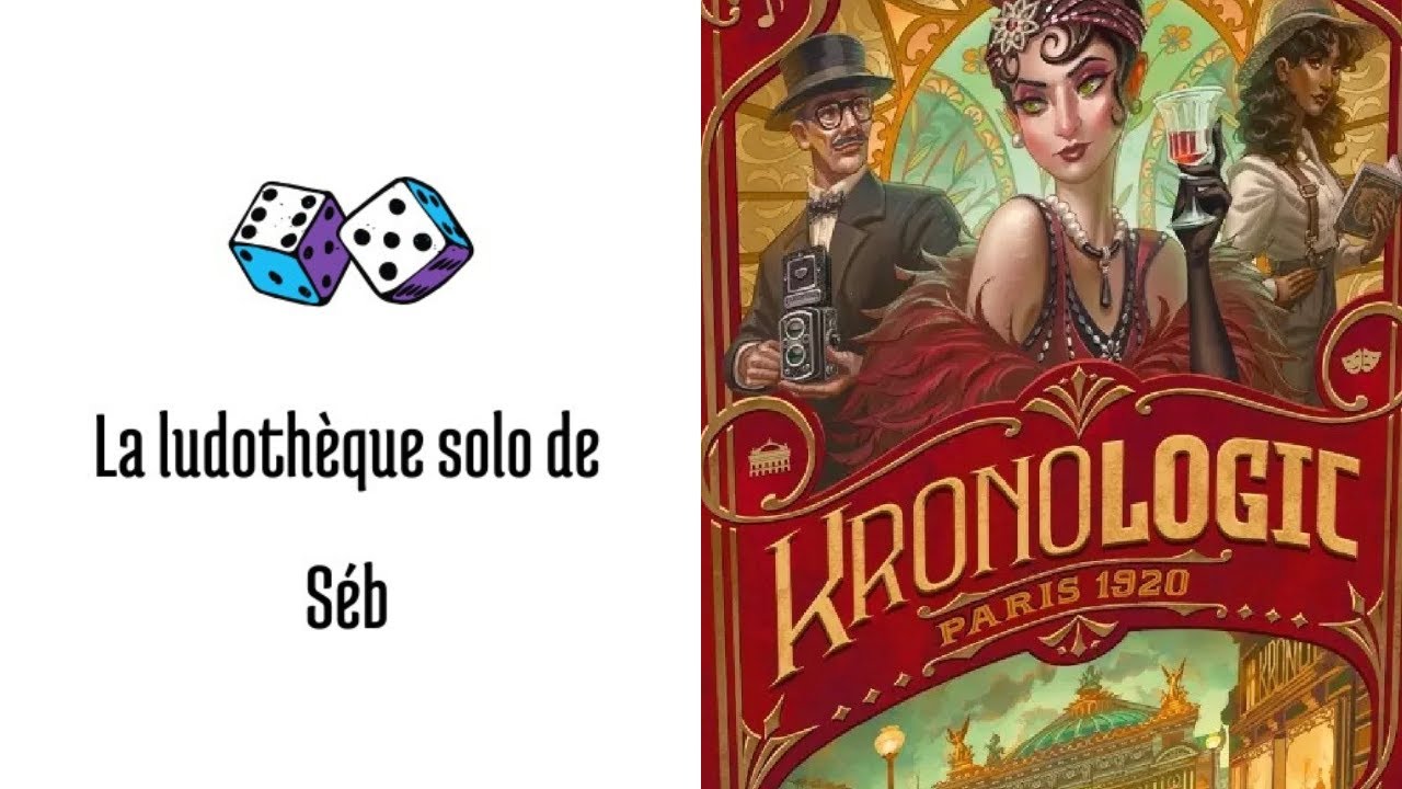 Règles et partie solo du jeu Kronologic.