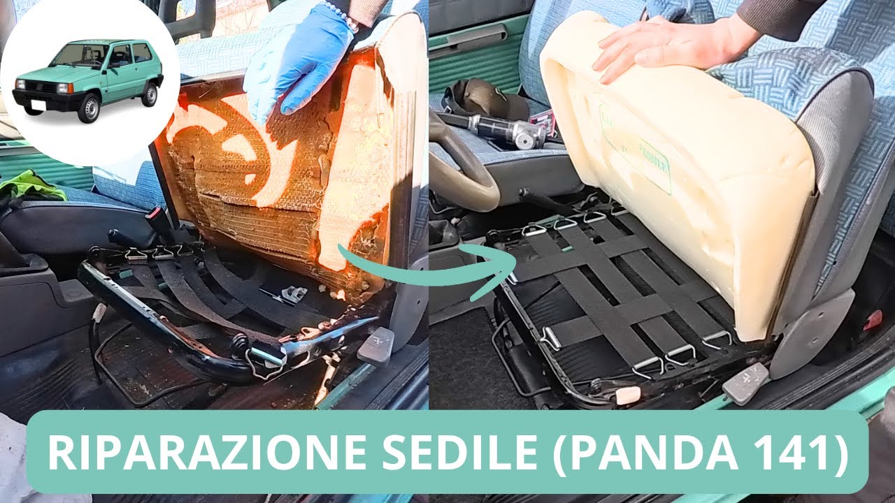Come Riparare il Sedile della Panda Senza Smontarlo (facile ed economico)