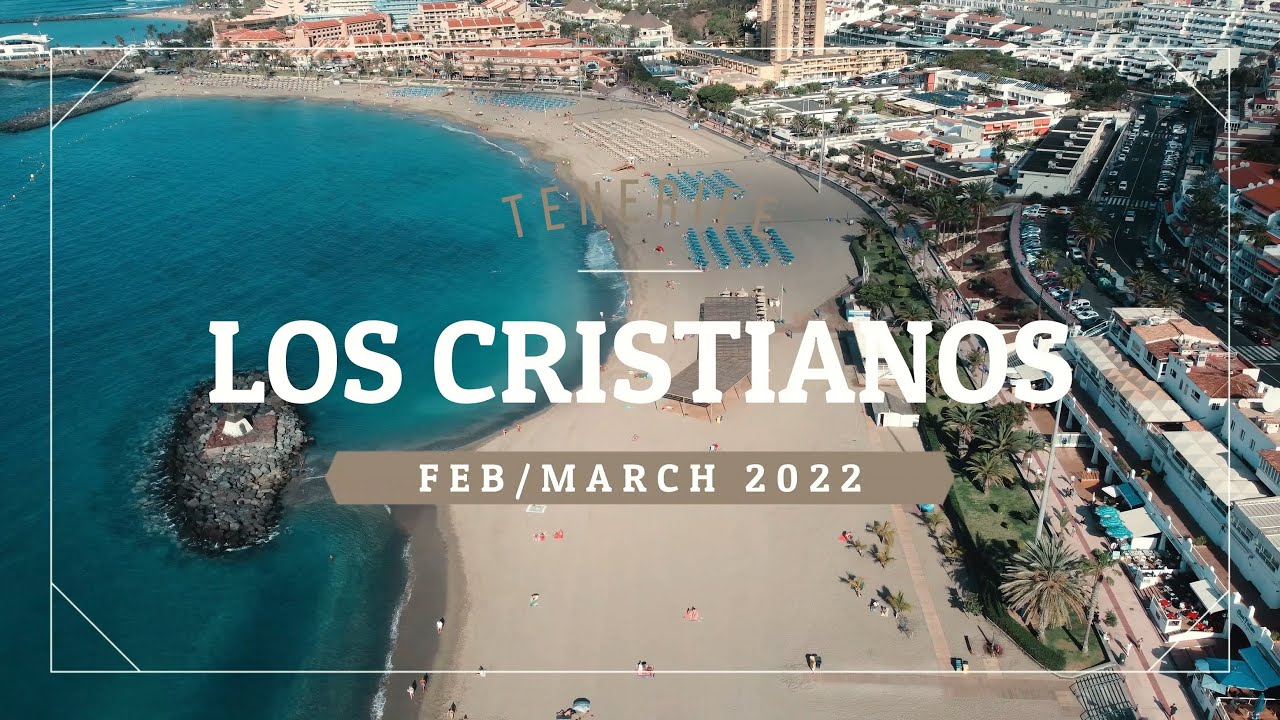 Los Cristianos in Tenerife Spain 4K