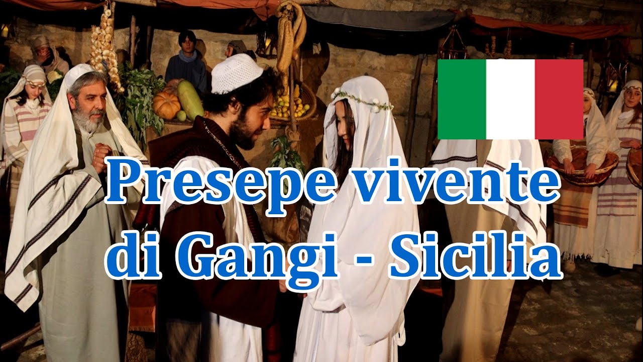 Presepe vivente di Gangi, Sicilia 2019! Da non perdere! Full video
