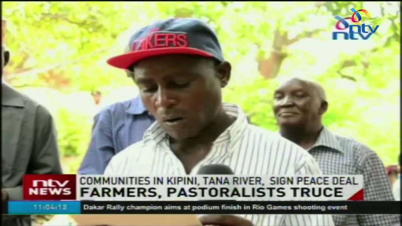 Communities in Kipini and Tana River sign a peace deal