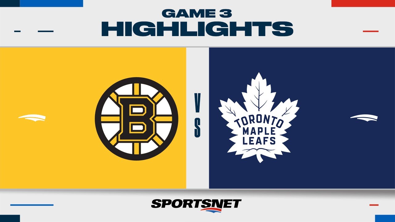 NHL Game 3 Highlights | Bruins vs. Maple Leafs - April 24, 2024