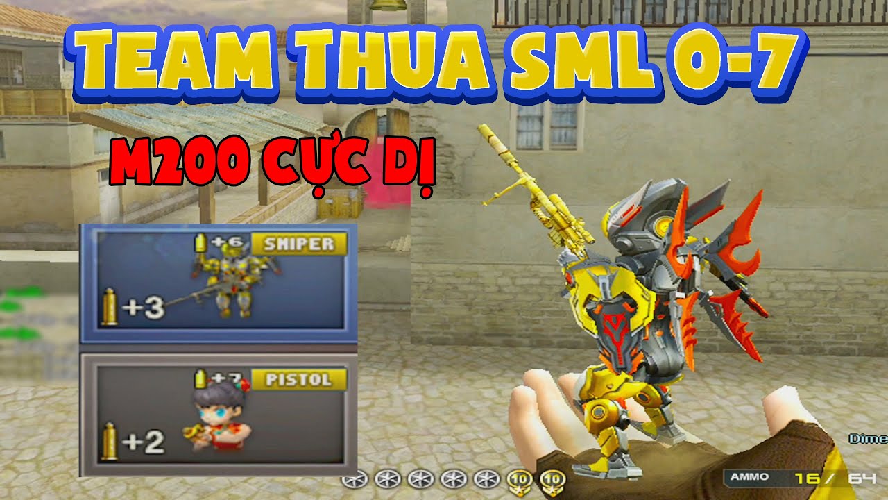 ► Bình luận Đột Kích - Team thua SML 0-7 và khẩu M200 siêu dị