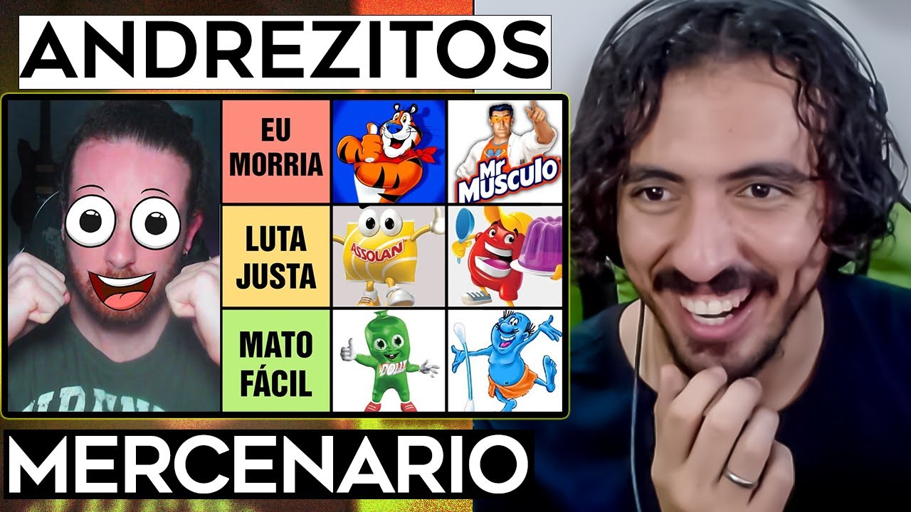 Mascotes que eu QUEBRARIA NA PORRADA - Andrezitos | Leozin React